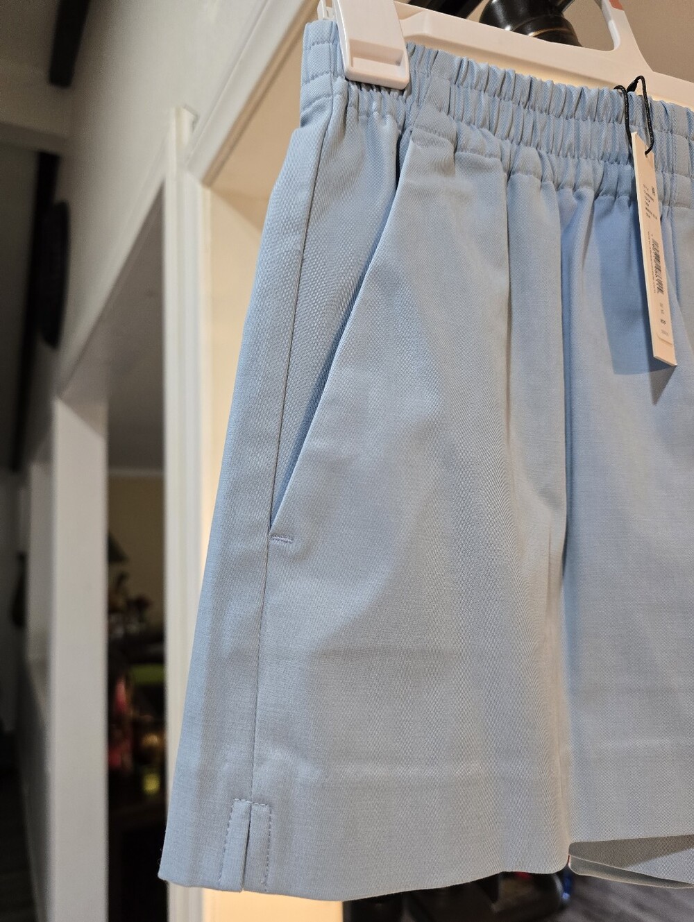 Alice + Olivia Women's Harris Cotton Twill Shorts - Mineral Blue XS NWT - Picture 7 of 11